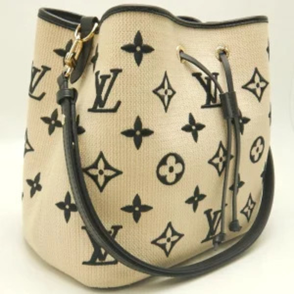 Louis Vuitton Noir Neo Beige Black By Bag Noe Pool Shoulder the
